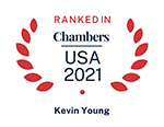 Ranked in Chambers USA 2021 - Kevin Young